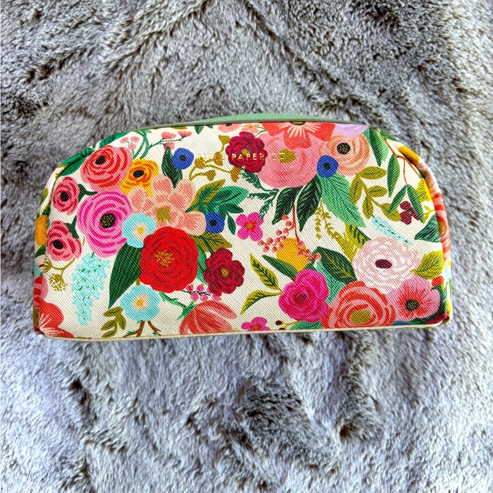 Rifle Paper Co. Small Floral Cosmetic Pouch